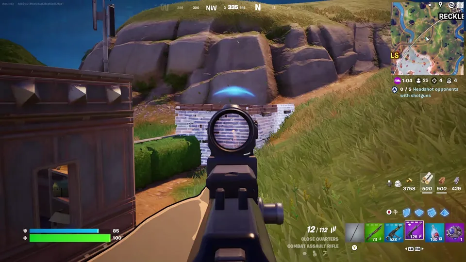 Fortnite gameplay screenshot