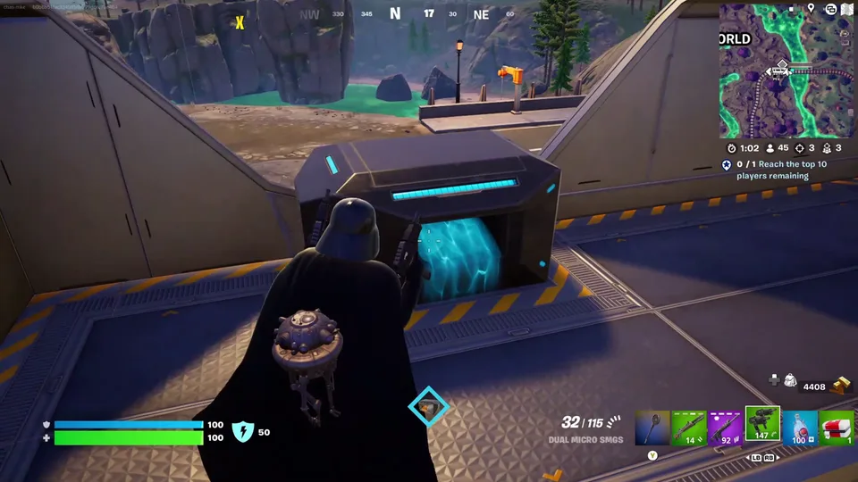 Fortnite gameplay screenshot