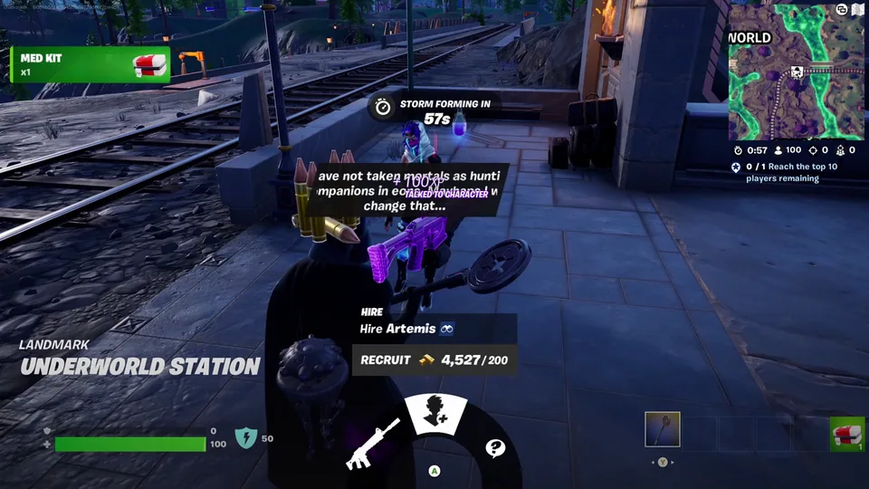 Fortnite gameplay screenshot